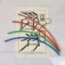 x 70er vintage Kleiderbügel Mixed Bunt 4 Stück RETRO 4x Clothes Hangers German 