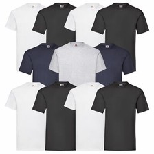 3er 5er oder 10 Pack Fruit of the Loom Heavy Cotton T schwere T-Shirt Qualität