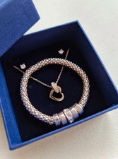 3er-Set Damen Schmuckstücke mit Swarovski®-Kristallen in Roségold NEU