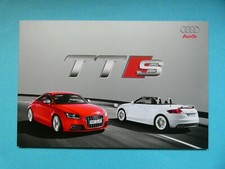 Prospekt / Katalog / Brochure Audi TTS / TT S Coupe und Roadster  01/08