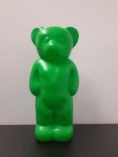 LUMIBÄR Original - Elmar Flötotto - DESIGN Bär stehend 90er Jahre ca. 43 cm Grün