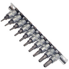 Steckschlüssel-Satz Einsätze Nuss Torx T-Profil Bit mit Stirnloch T7-T40