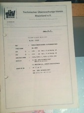 TÜV Gutachten Ford Fiesta  Motortuning 1,3 Ltr. 1979  Top-Zustand