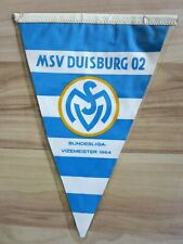 MSV Duisburg alter Wimpel ohne Band  17 x 26 cm  