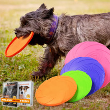 Hundefrisbee Hundespielzeug Hund Wurfscheibe Beißspielzeug Frisbee Scheibe