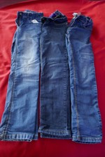 Mädchen Thermohosen Jeans 3 Stück gebraucht blau gr.146