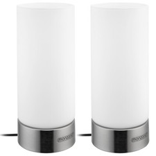 B-Ware Dimmbare Tischleuchte Jasmin 2er Set Lampe Licht Deko