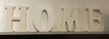 Design Deko HOME Buchstaben weiß Holz TCM
