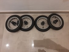 4x Räder f.Teutonia Mistral Durchmess 30cm  Kinderwagen Ersatzreifen Luftbereift