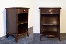 NACHTTISCH-SET 2 NACHTKONSOLEN HOLZ BRAUN US-DEPOT-AUFLÖSUNG 1950-1960