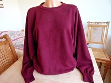 PURE Cashmere Superflausch Pullover 46 weinrot wie neu dick & warm 100% Kaschmir