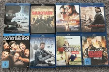 Acht verschiedene Blu-rays