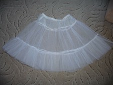 Petticoat   Gr. 36 - 40 weiß  50er Jahre, Rockabilly Tüllrock