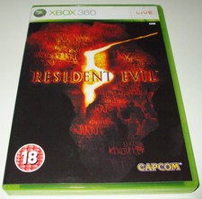 Xbox 360 ** Resident Evil 5 ** X-Box 360 Survival Horror Zombie Shooter Game
