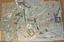 Lego nur Technik Bausteine grau Stangen Lochstangen Lochbalken Technic 1,4kg