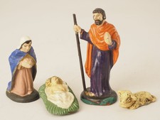 Leyla Krippenfiguren Massefigur Maria Josef Jesus Kind Lamm Germany Weihnachten
