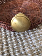 Möbelknauf Landhaus Antik Messing neu Knauf 3,5 cm Durchmesser