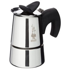 Bialetti - Musa Induction Edelstahl Espresso-Kaffeemaschine 1 Tasse 40 ml (4327)