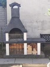 Gartengrill Steingrill Grillkamin Barbecue 