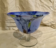 Glasschale blau mit Fuß (Richartz  art collection)