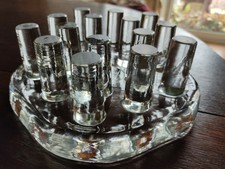 Georgshütte Glasdesign 1 Stövchen, Kristall,  ø 18 cm massiv