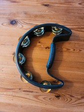 Pearl Tambourine, Tamburin (Percussion) gebraucht, schwarz, guter Zustand