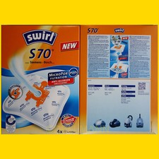 4 Beutel Swirl S 70 MicroPor Staubsaugerbeutel S70 frei Haus Warenpost