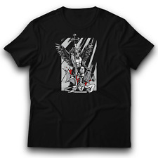 Sankt Michael Erzengel T-Shirt Design 122 - 3XL 100% Baumwolle Normalgröße