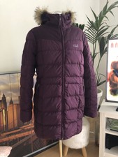 JACK WOLFSKIN Daunenmantel Winterjacke Women Kunstpelz Lila Gr M L 38