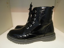 TOM TAILOR Schnürstiefelette Boots Gr.40 Stiefel schwarz Lack Mädchen