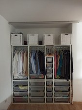 Offener Kleiderschrank IKEA | BOAXEL-Modell weiß