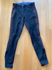 Equilibre Reithose Damen Gr. 34 Vollbesatz Grip Winter Schwarz/Braun TOP Zustand