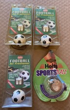 2 x Fußball Auto Lufterfrischer Waldfrüchte Duft, 1 x Vanille, 1x Sportball