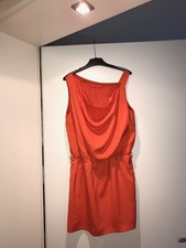 Neu Sehr Schönes Damen Langes Oberteil Tshirt Top Bluse In Orange Größe M/L