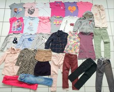 XXL Mädchen Bekleidungspaket Gr 110 116 Kleidung Winter Paket Kleid Hose Marken