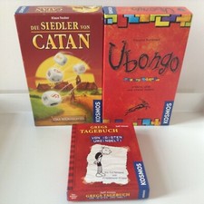 3 KOSMOS Mitbringspiele Ubongo / Siedler von Catan / Gregs Tagebuch