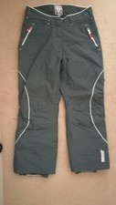 SKIHOSE DAMEN TCM HOCHWERTIG GR.40/42 grau NEUWERTIG 1 Woche Skiurlaub getragen
