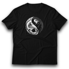 Yin Yang spirtuell Energie T-Shirt 122 - 3XL 100% Baumwolle Normalgröße