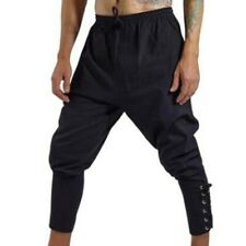 Männer Mittelalter Renaissance Hose Tapered Hose Pirat Kostüm Knöchel Banded