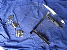 Windschild hatte es auf einer kawasaki vn 800 classic