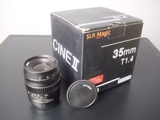 SLR Magic Cine Mark II 35mm t1, 4 MFT Mount BMPCC gh5 gh4