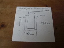 Wegen Fehlkauf 15 m Gummiprofil neu Fensterfassung Fenstergummi 6mm für Oldtimer