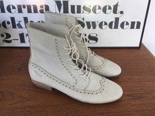 Tamaris Stiefelette Vintage Look Budapester Boho, Skandi 40 zu Leinen NEU!