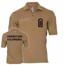 Tactical Poloshirt Alfa - Oberstabsfeldwebel Dienstgrad Schulterklappe #19102