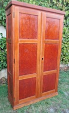 Wäscheschrank Geschirr - Bauern - Regalschrank verschließbar Antik um 1900 (Lr)