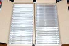 50 CD DVD Leerhüllen Jewel Case Rückseiten weiß 