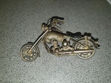 Schrauber Männchen Harley Davidson Motorrad Metall Deko Kunst 