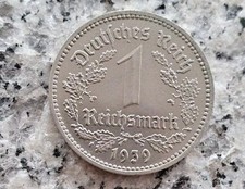 1 Reichsmark 1939 A Berlin Kursmünze Deutsches Reich 