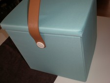 sehr schöne Aufbewahrungsbox m.Deckel + Henkel neuwertig 29x29x29 cm 32cm mint