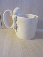 Fitz & Floyd, "Catnap" Mug-Cat and Fish, Kaffeebecher, Sammeltasse